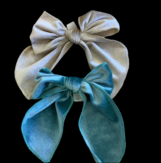 Town & Country - Velvet Bow Hair Clips