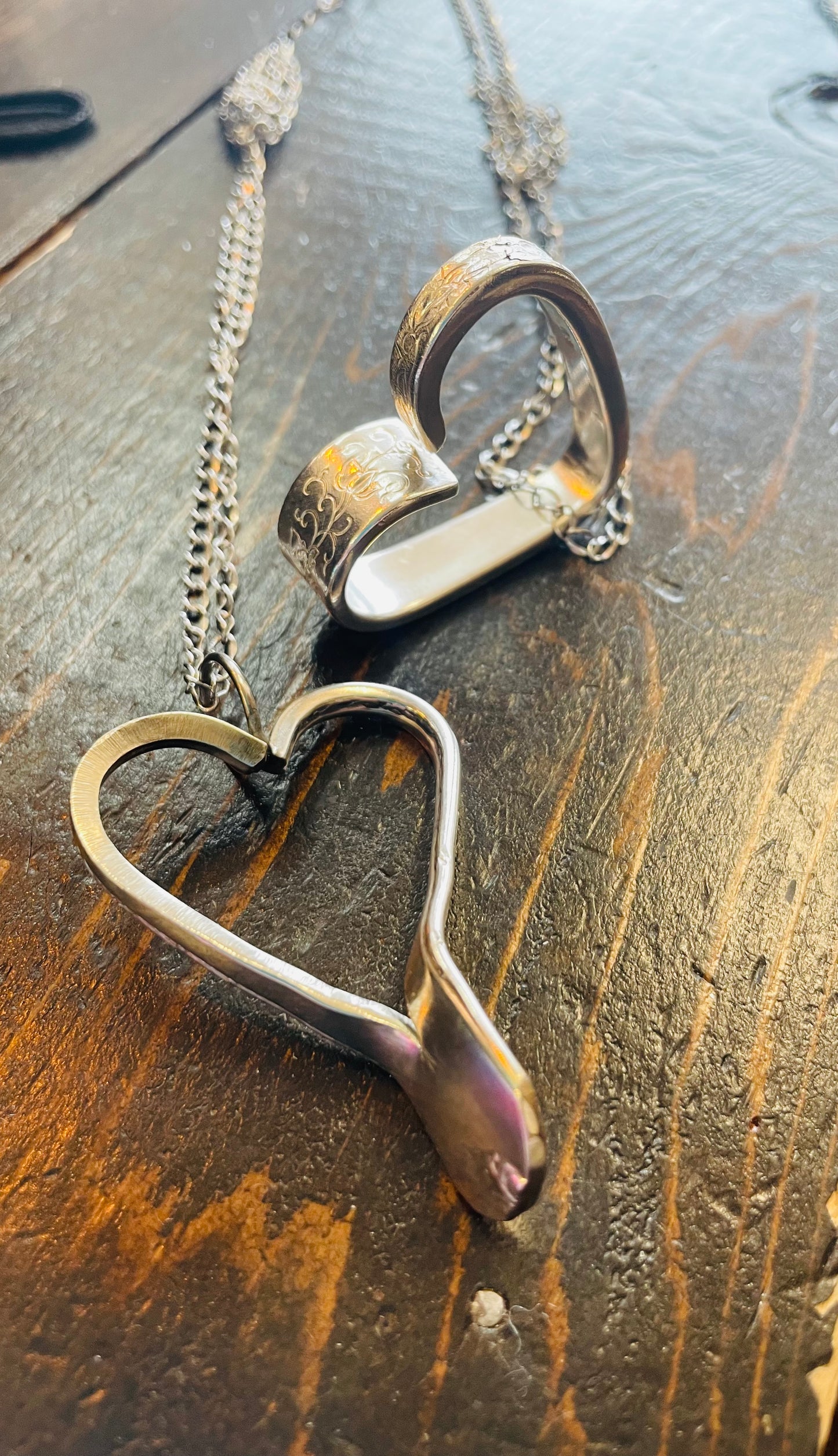 Teaspoon Memories - Large Heart Pendant