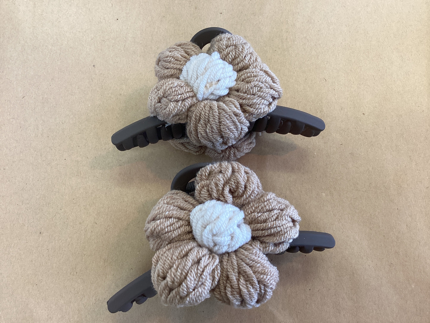 Town & Country - Crochet Flower Hair Claws