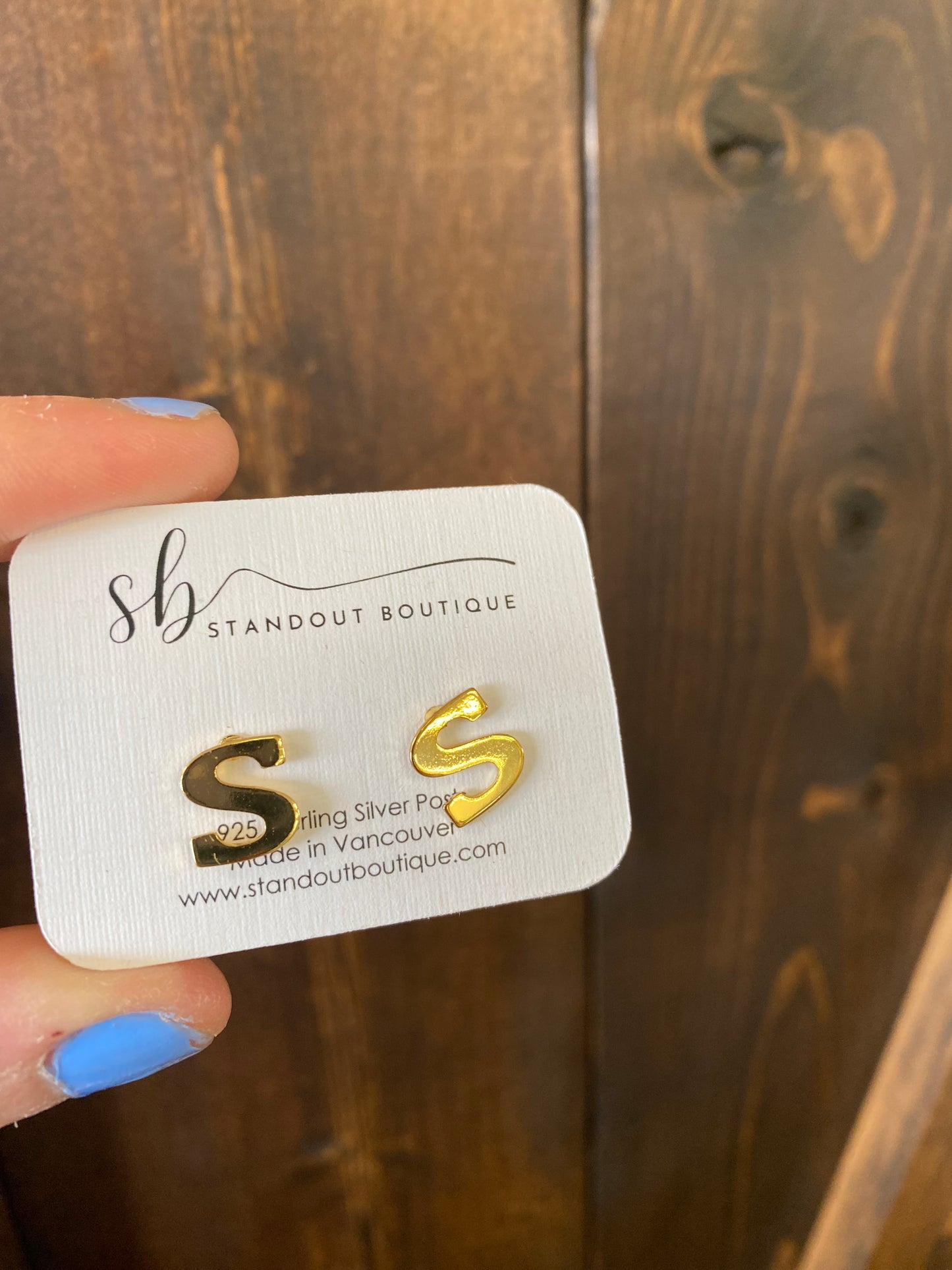 Standout Boutique - Initial Stud Earrings