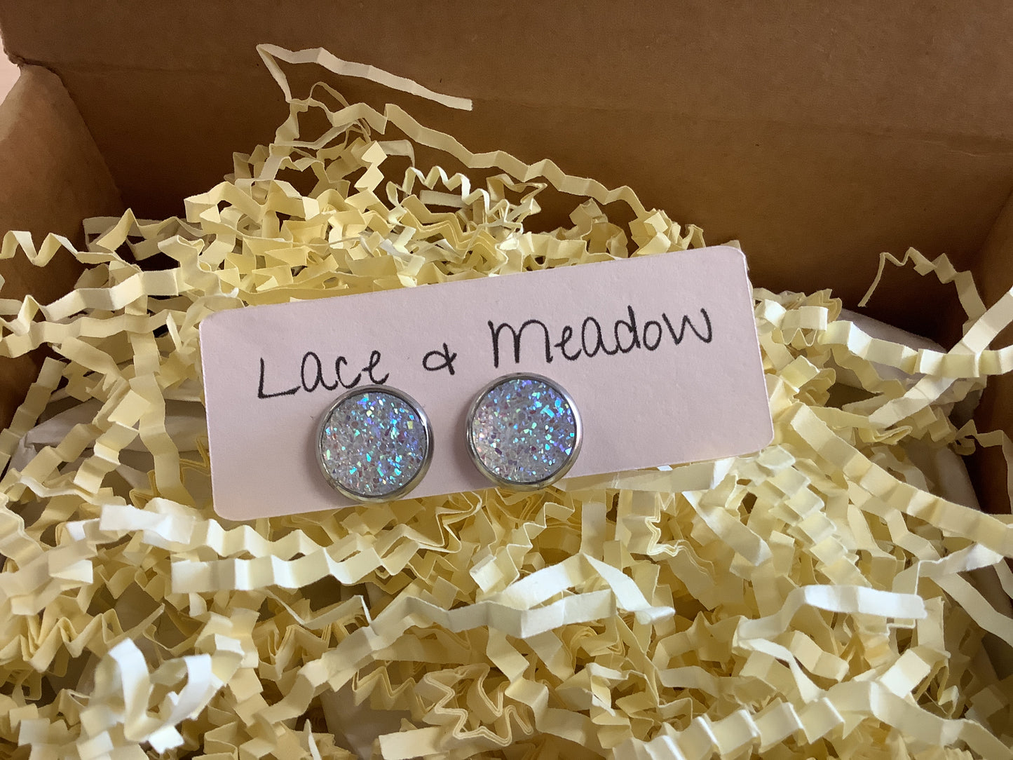 Lace + Meadow Druzy Earrings