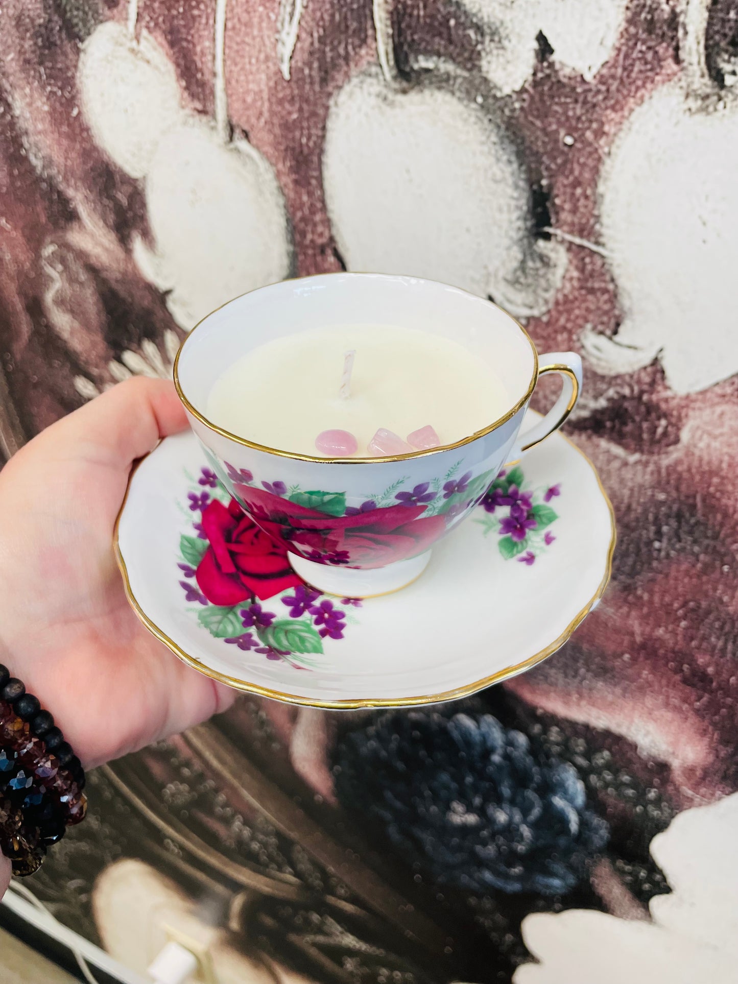 Dirty Bird Jewelry - Teacup Treasure Candles