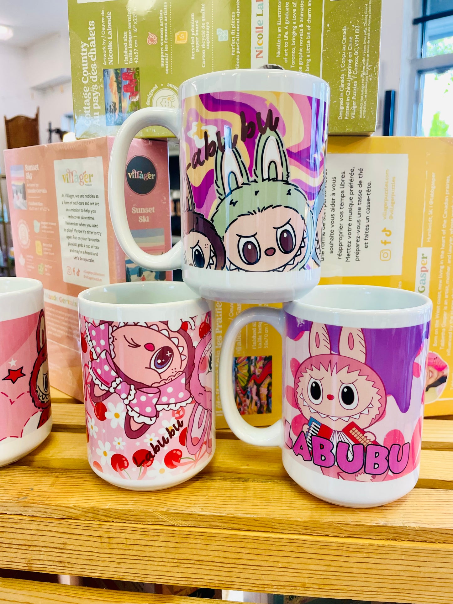 Labubu mugs
