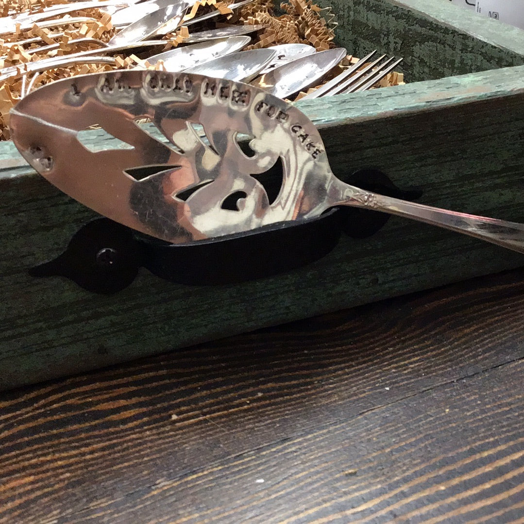 Teaspoon Memories - “I Am Only Here For Cake” - Cake Server
