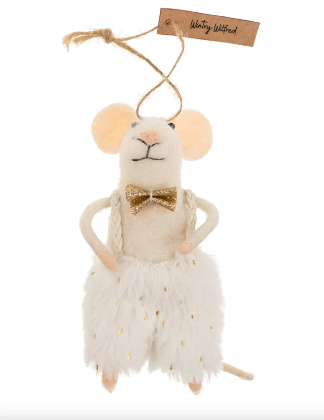 Town & Country - Wintry Wilfred Mouse Holiday Ornament
