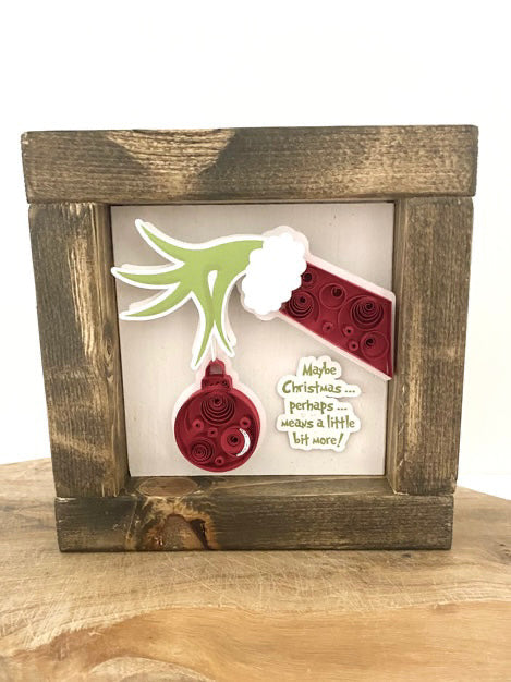 A Paper Life - The Grinch Framed Art