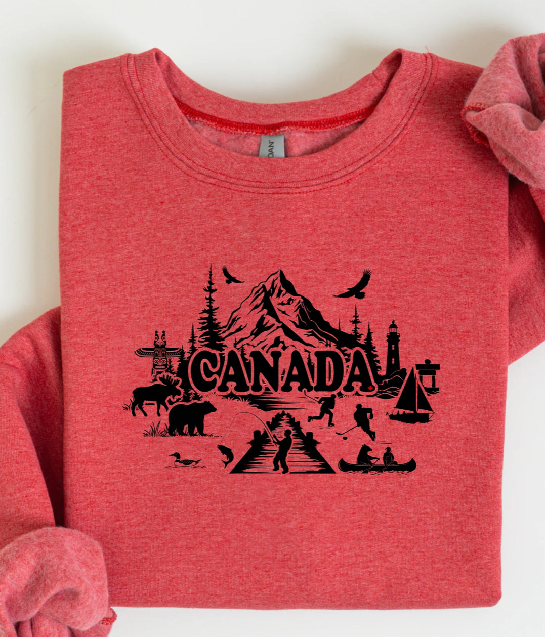 The Heart | Vintage Canada Crewneck Pullover