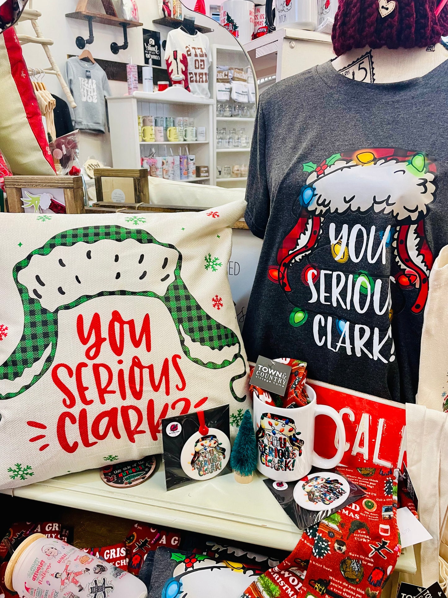 Town & Country - “You serious Clark” Pillow