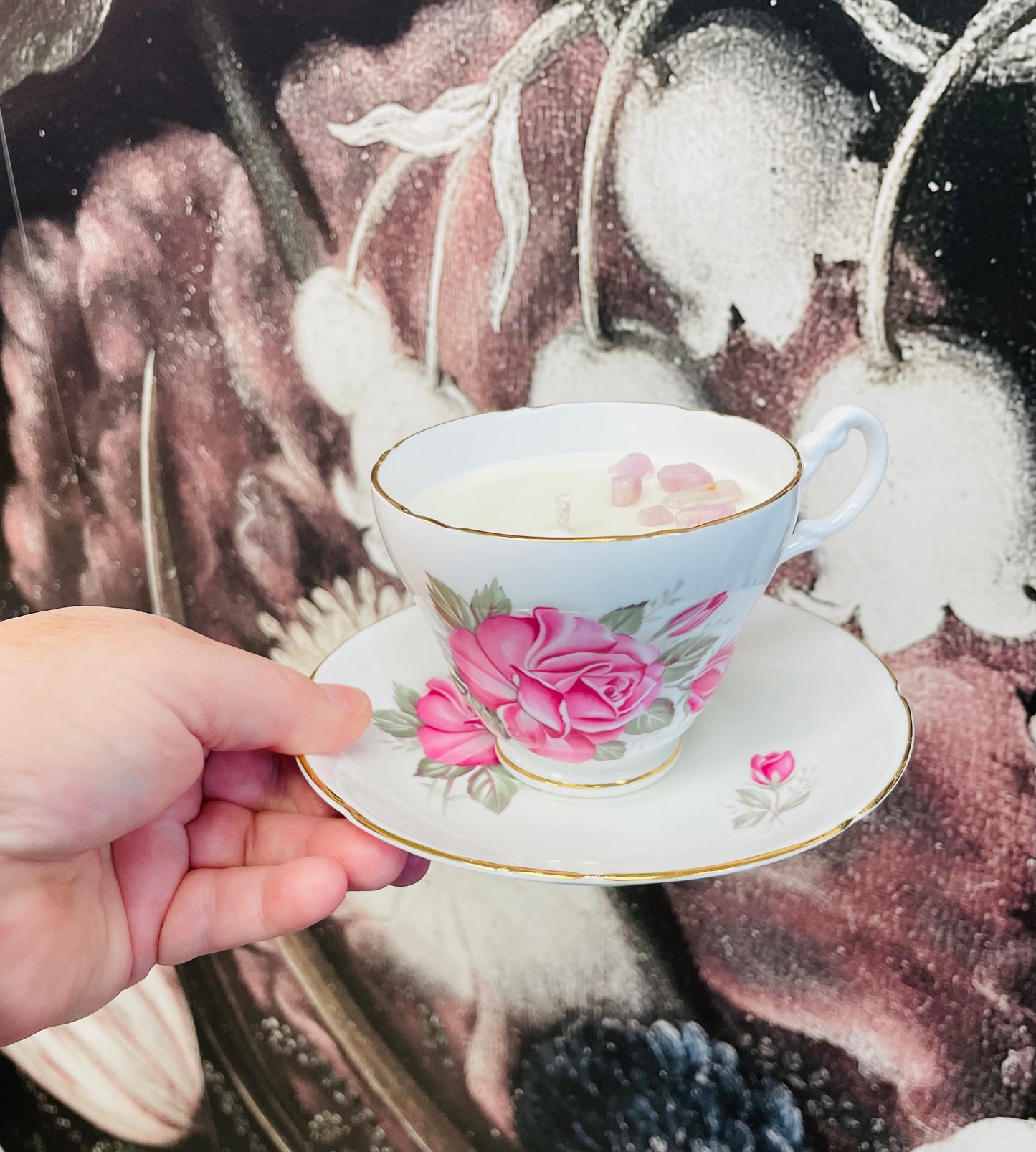 Dirty Bird Jewelry - Teacup Treasure Candles