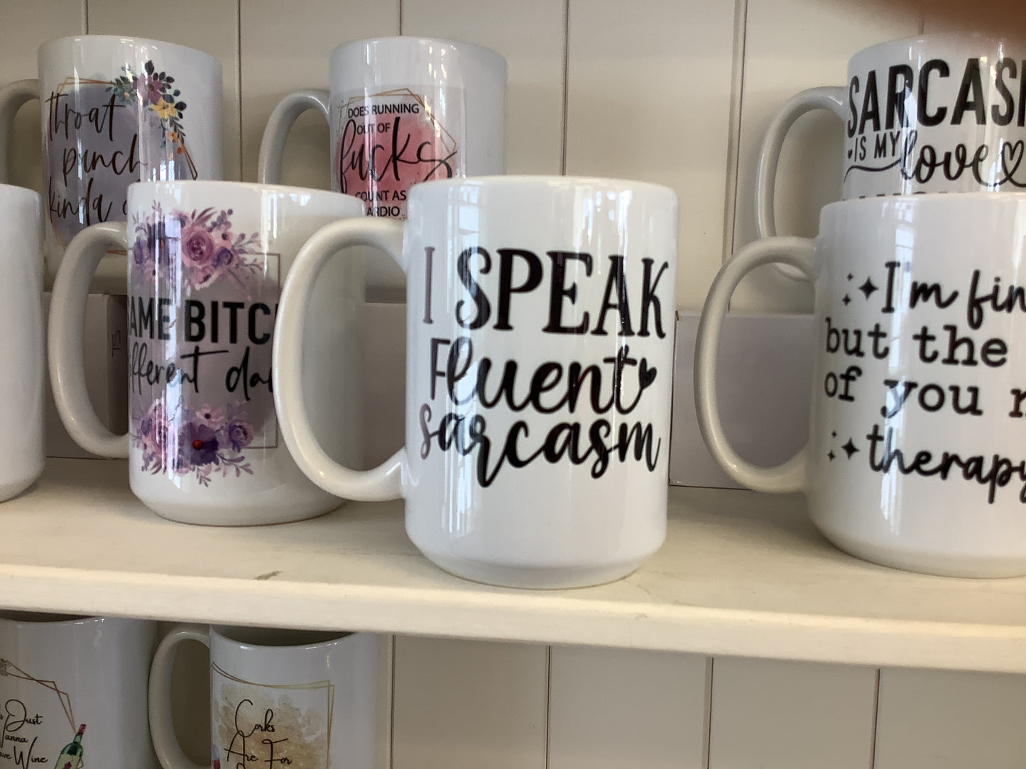 Town & Country mugs- Cheeky