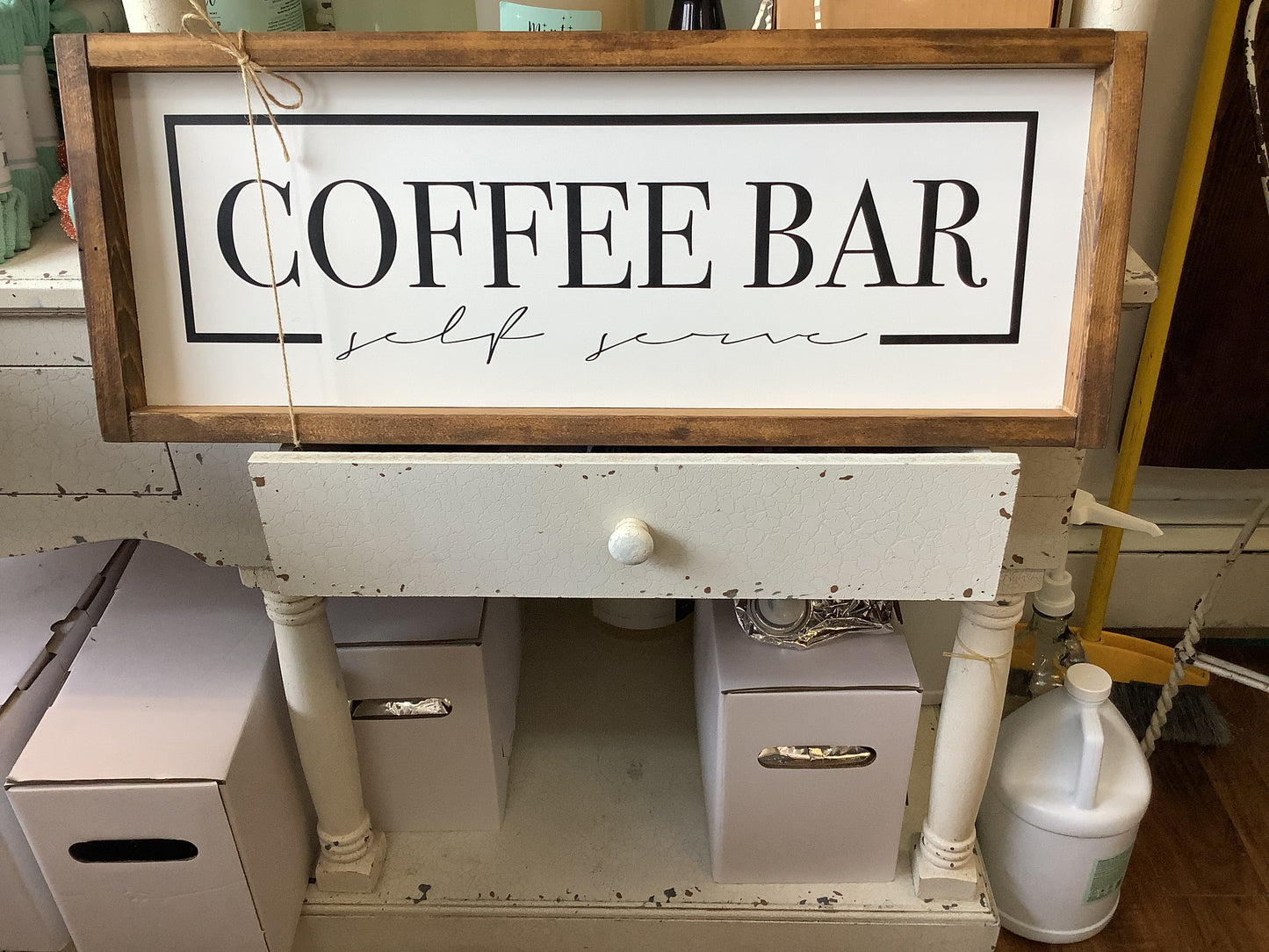 Town & Country- Coffee Bar Sign