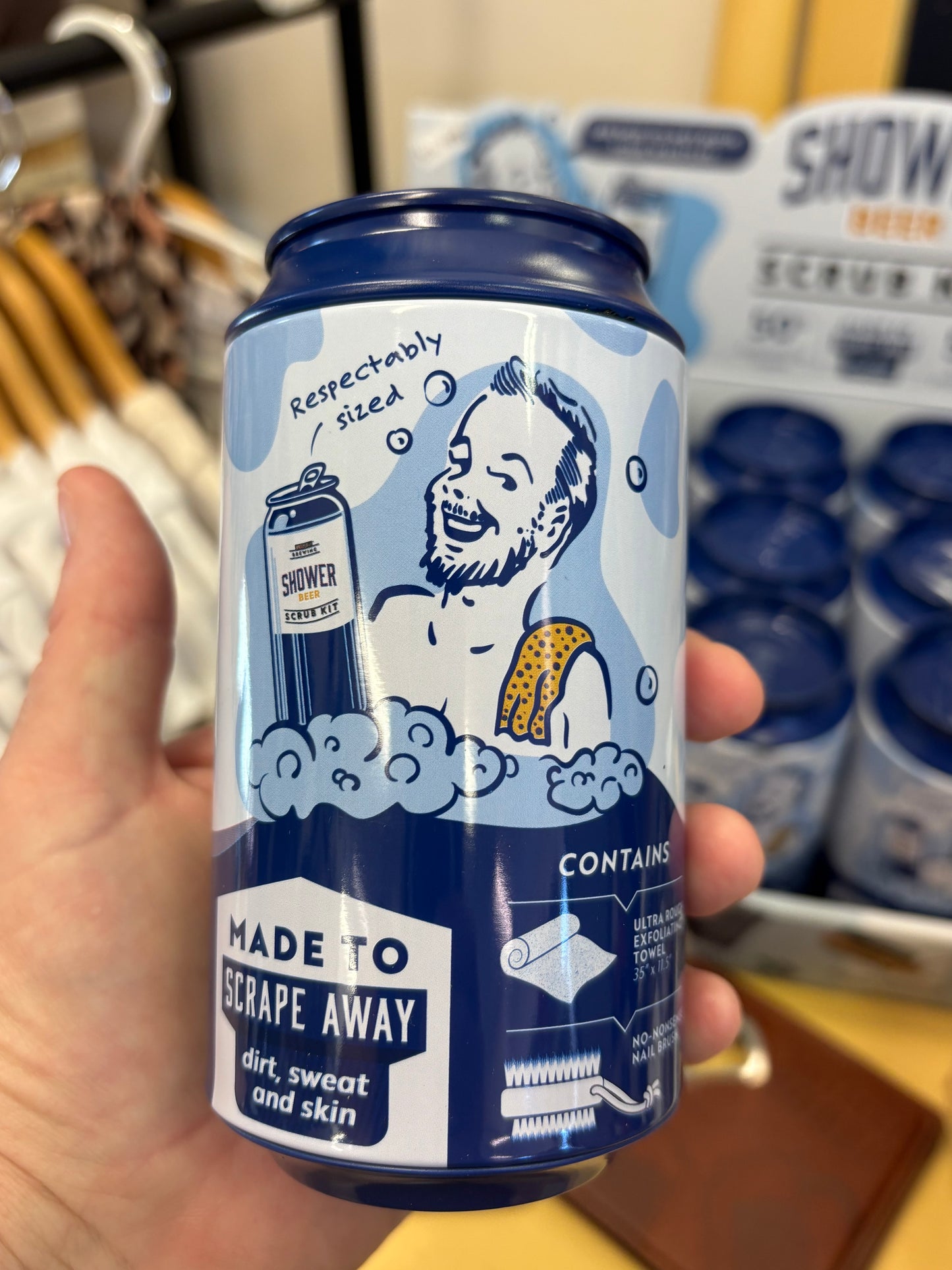 Brodeo drive shower beer scrub kit