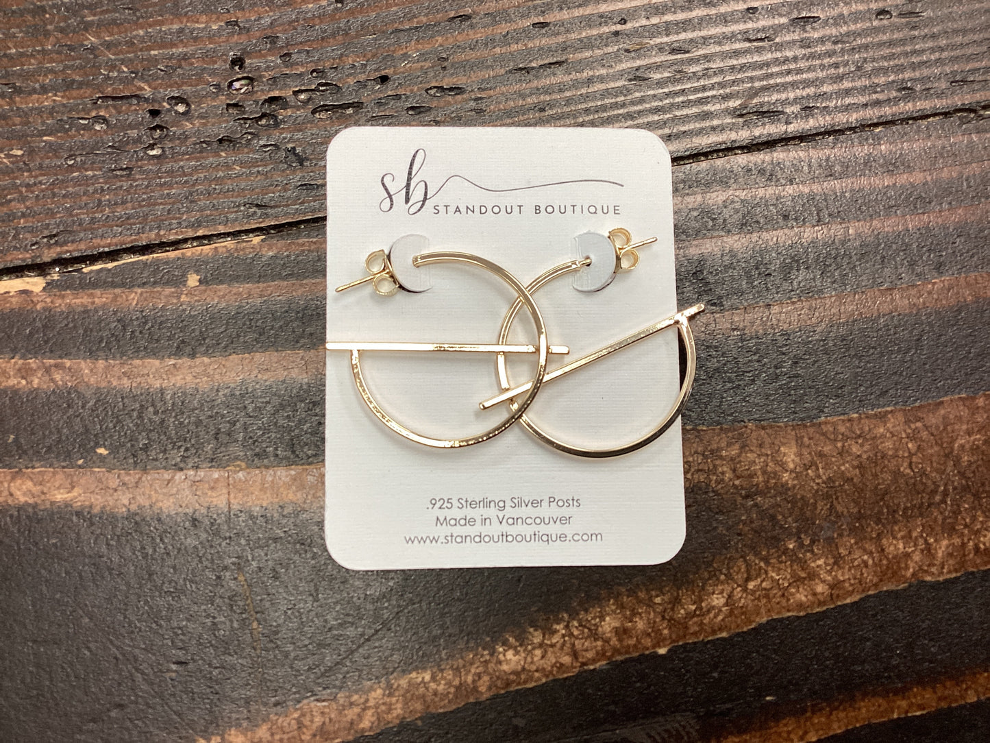Standout Boutique - Semicircular Hoop Earrings