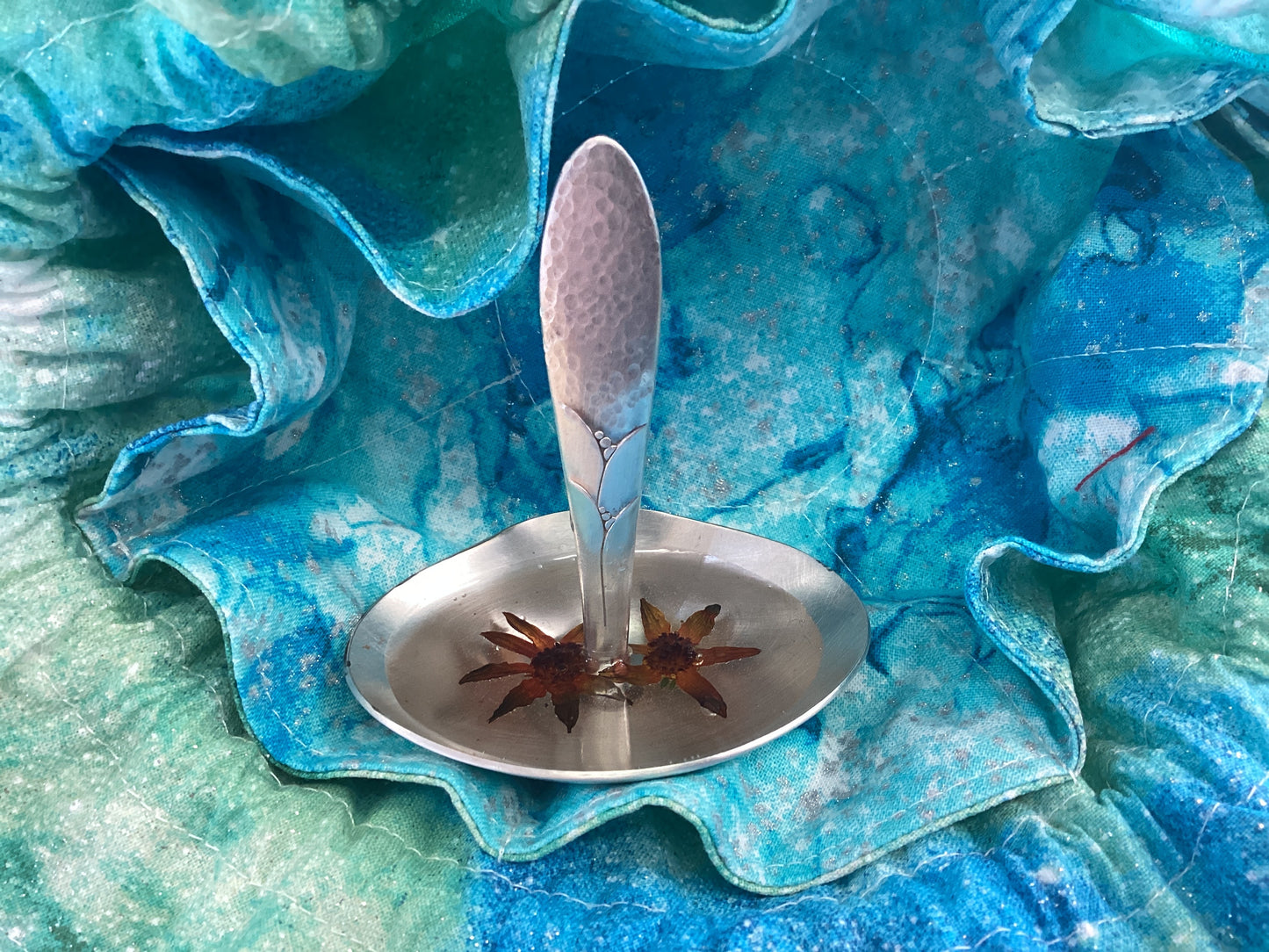 Teaspoon Memories- Resin Ring Holder
