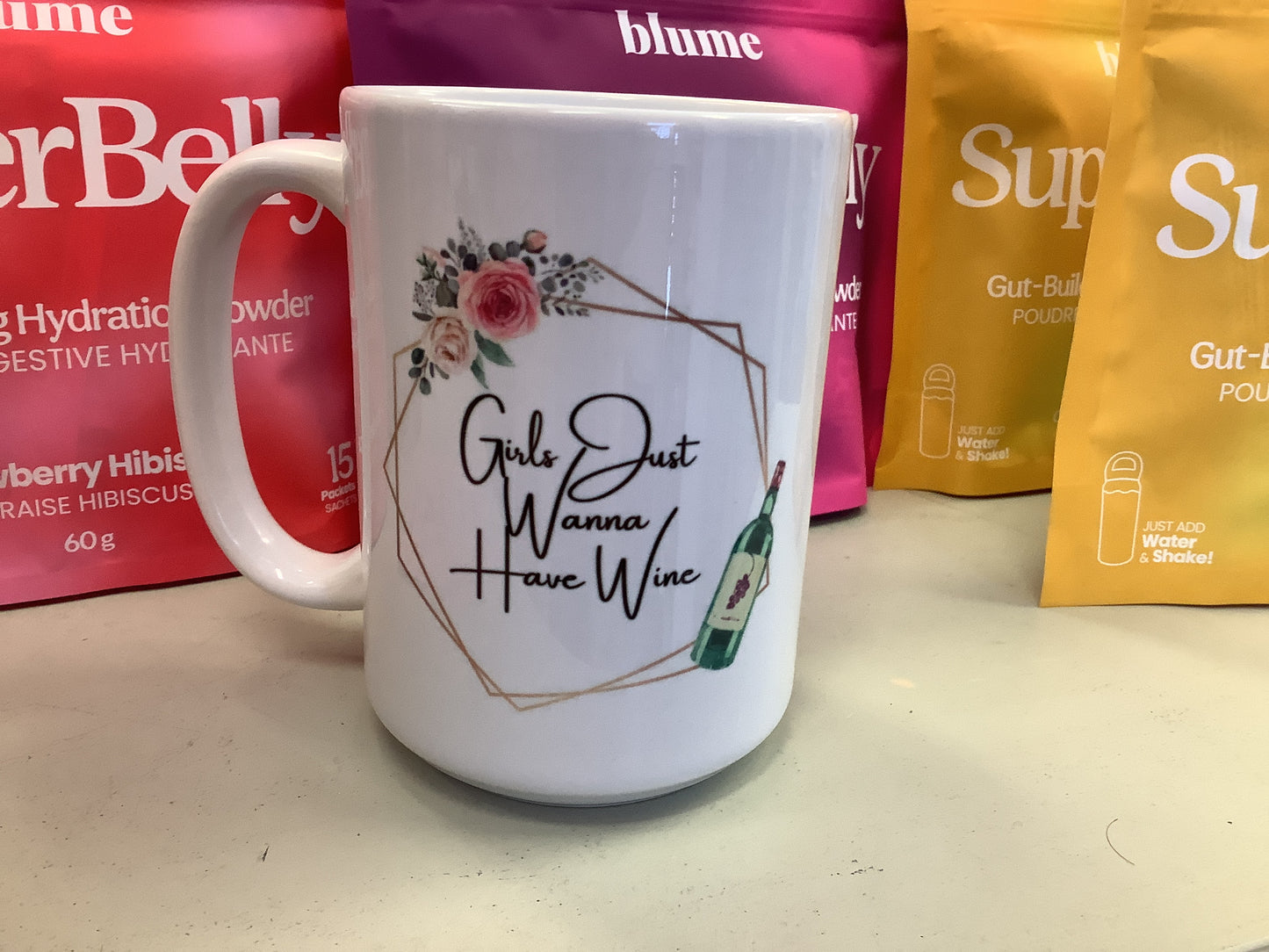 Town & Country - Wine Mugs