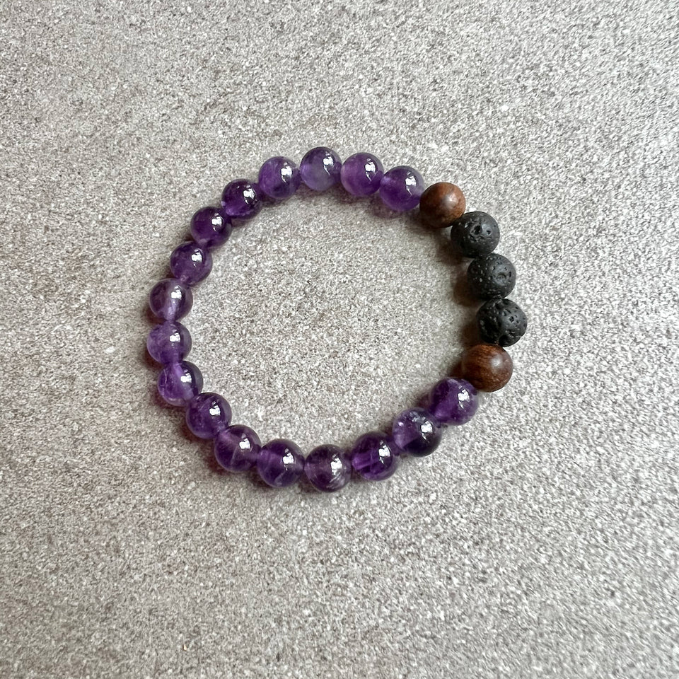 Little Fox Apothecary - Amethyst Diffuser Bracelet