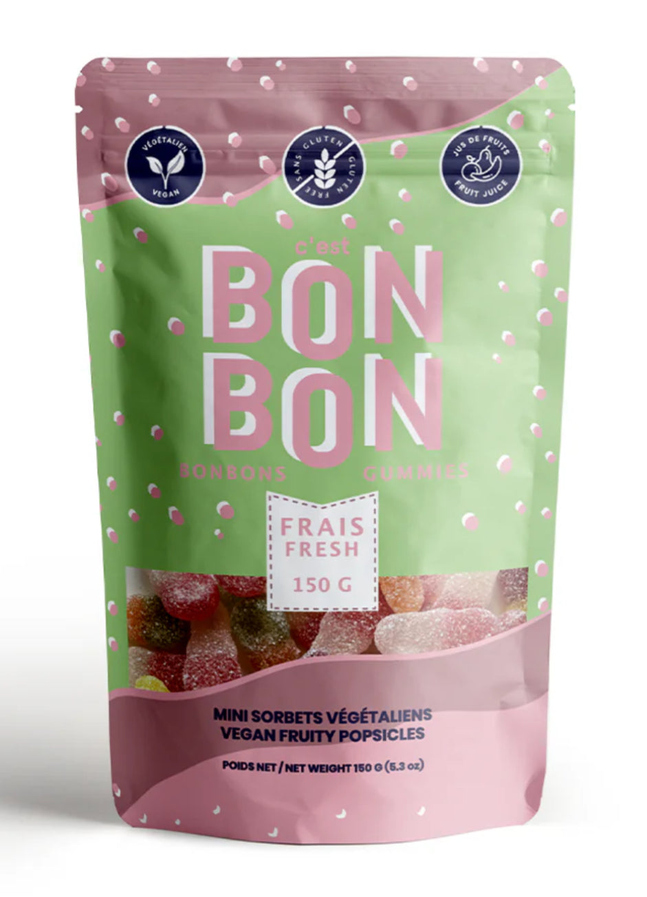 C’est Bonbon Gummies - Vegan Fruity Popsicles,