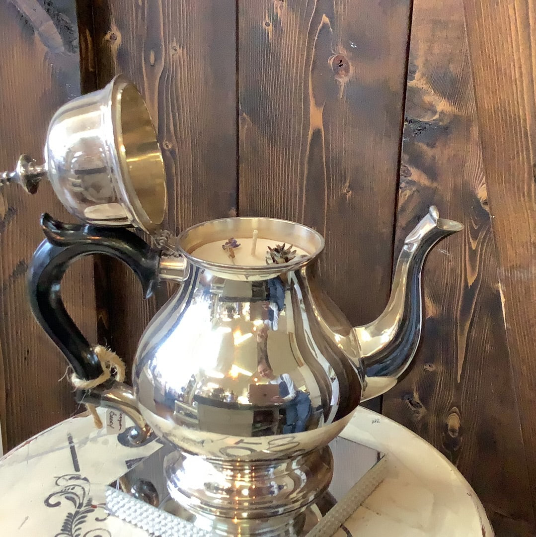 Teaspoon Memories - Teapot Candle
