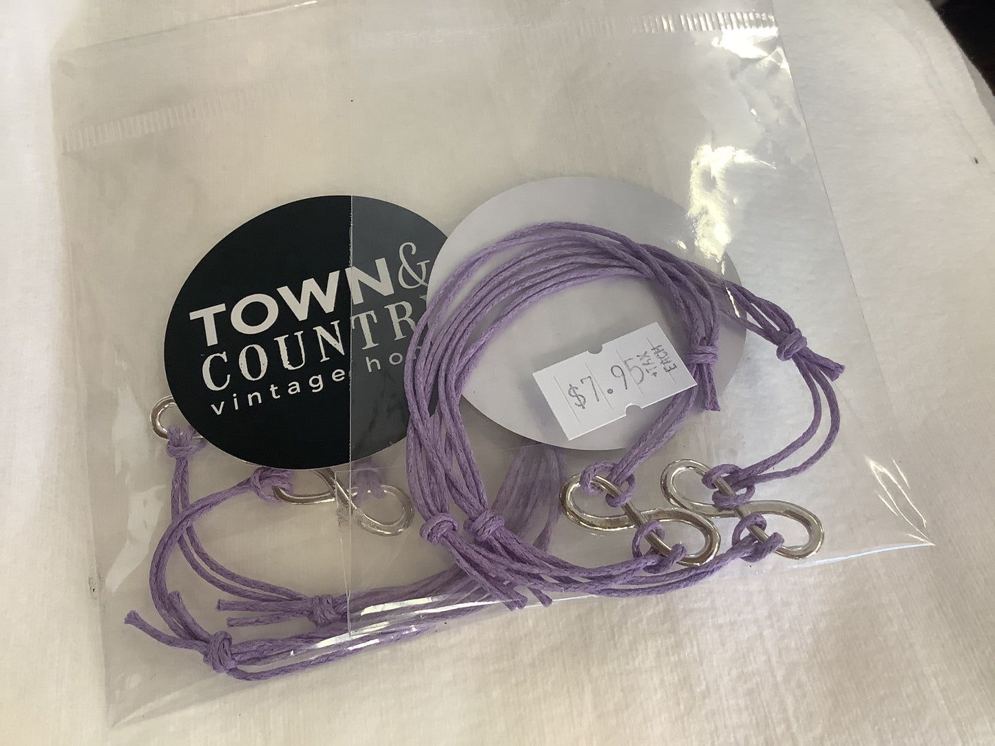 Town & Country - Mother & Daughter Purple Bracelets