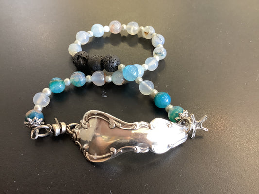 Teaspoon Memories - Beaded Bracelet Double Wrap