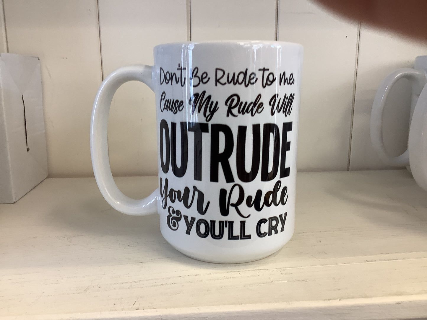 Town & Country mugs- Cheeky