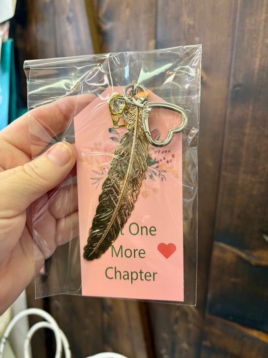 Teaspoon memories ~ Feather keychain/bookmark