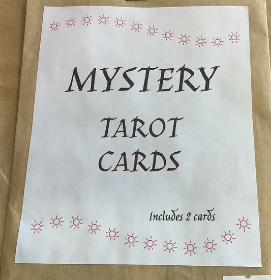 Tarot Mystery Card- Includes 2 Cards