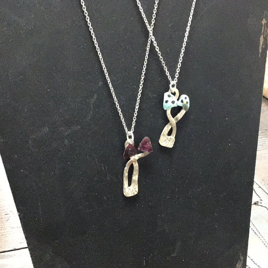 Teaspoon Memories - Mushroom Pendant Necklace