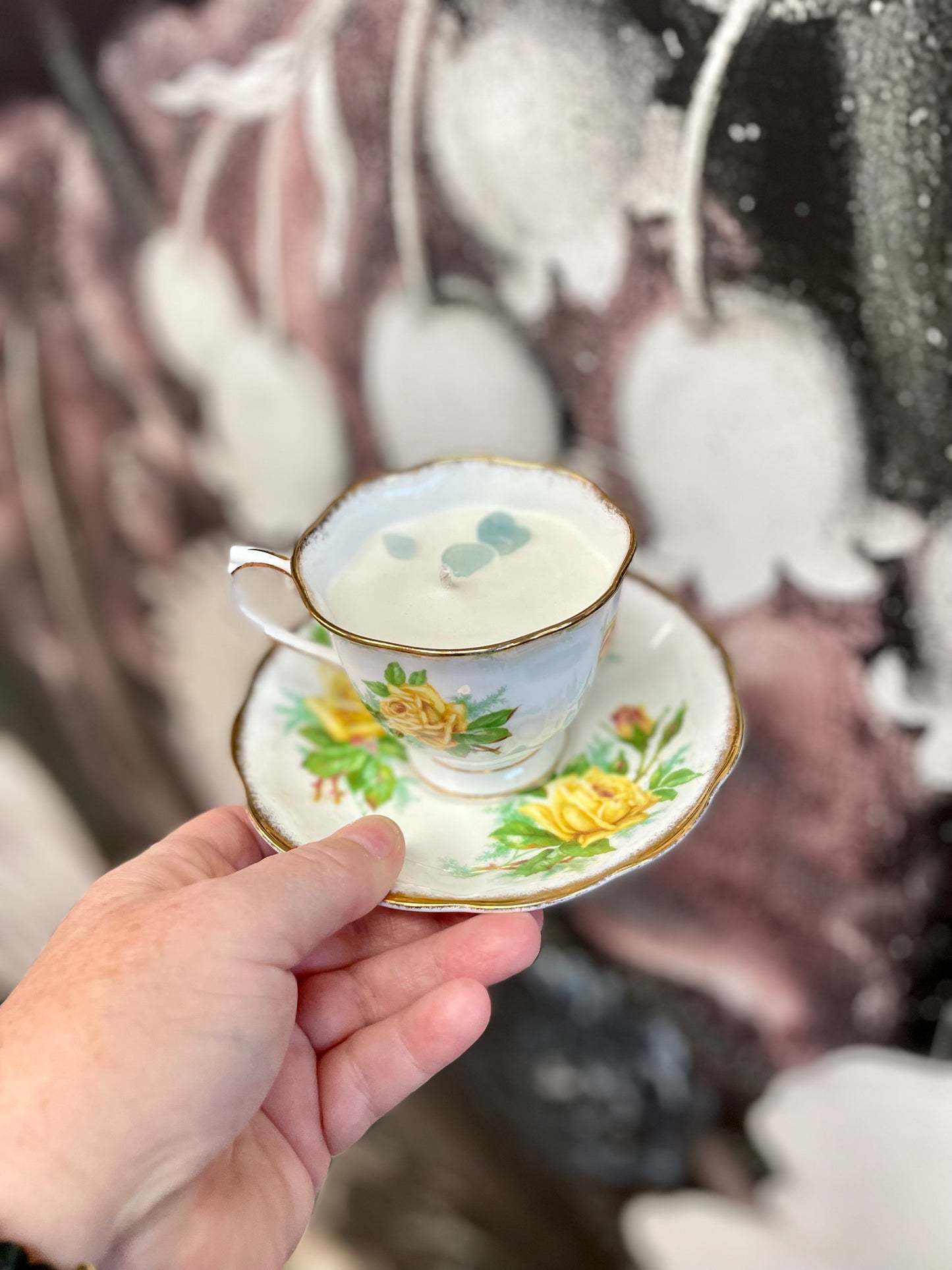 Dirty Bird Jewelry - Teacup Treasure Candles