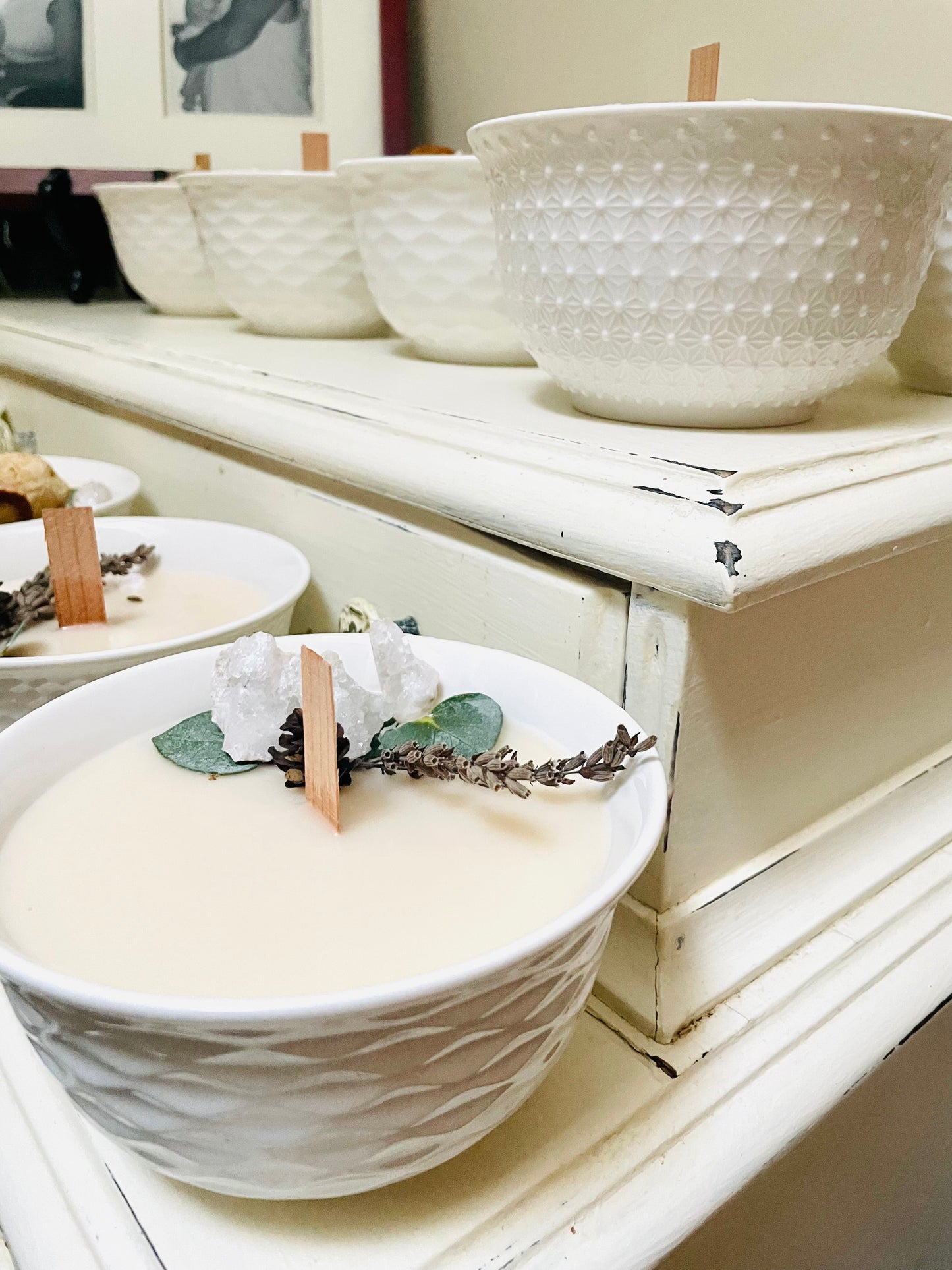 Town & Country - Lavender Gem Crystal Candle
