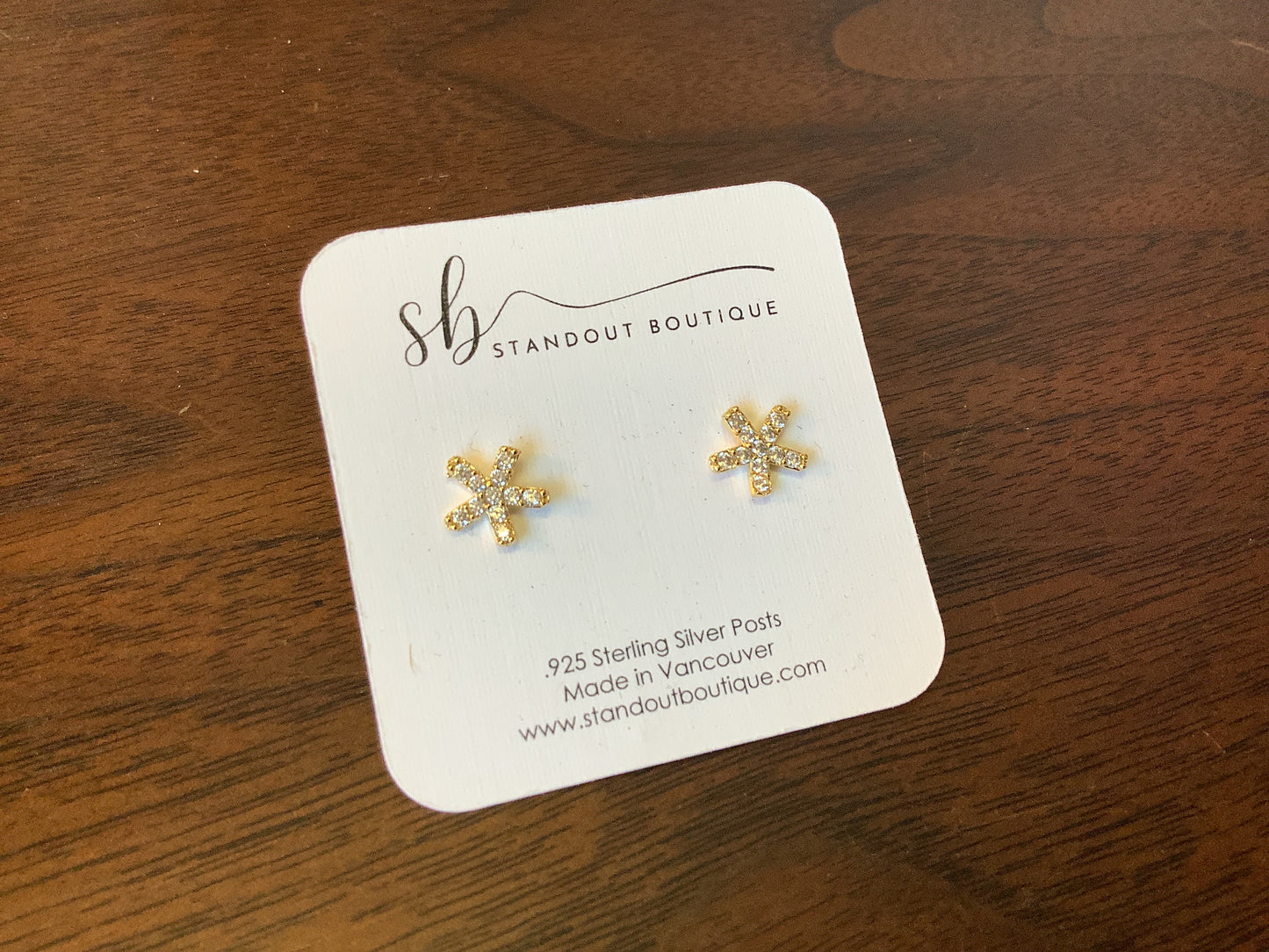 Standout Boutique - Zirconia Star Earrings