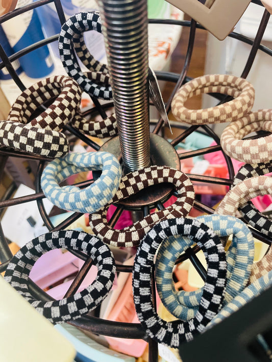 Town & Country - Checkered Hair Ties