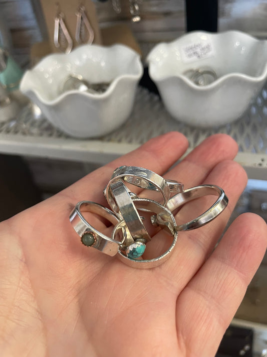 Teaspoon Memories - Stacker Ring With Gemstone