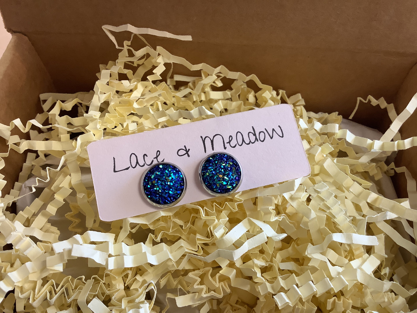 Lace + Meadow Druzy Earrings