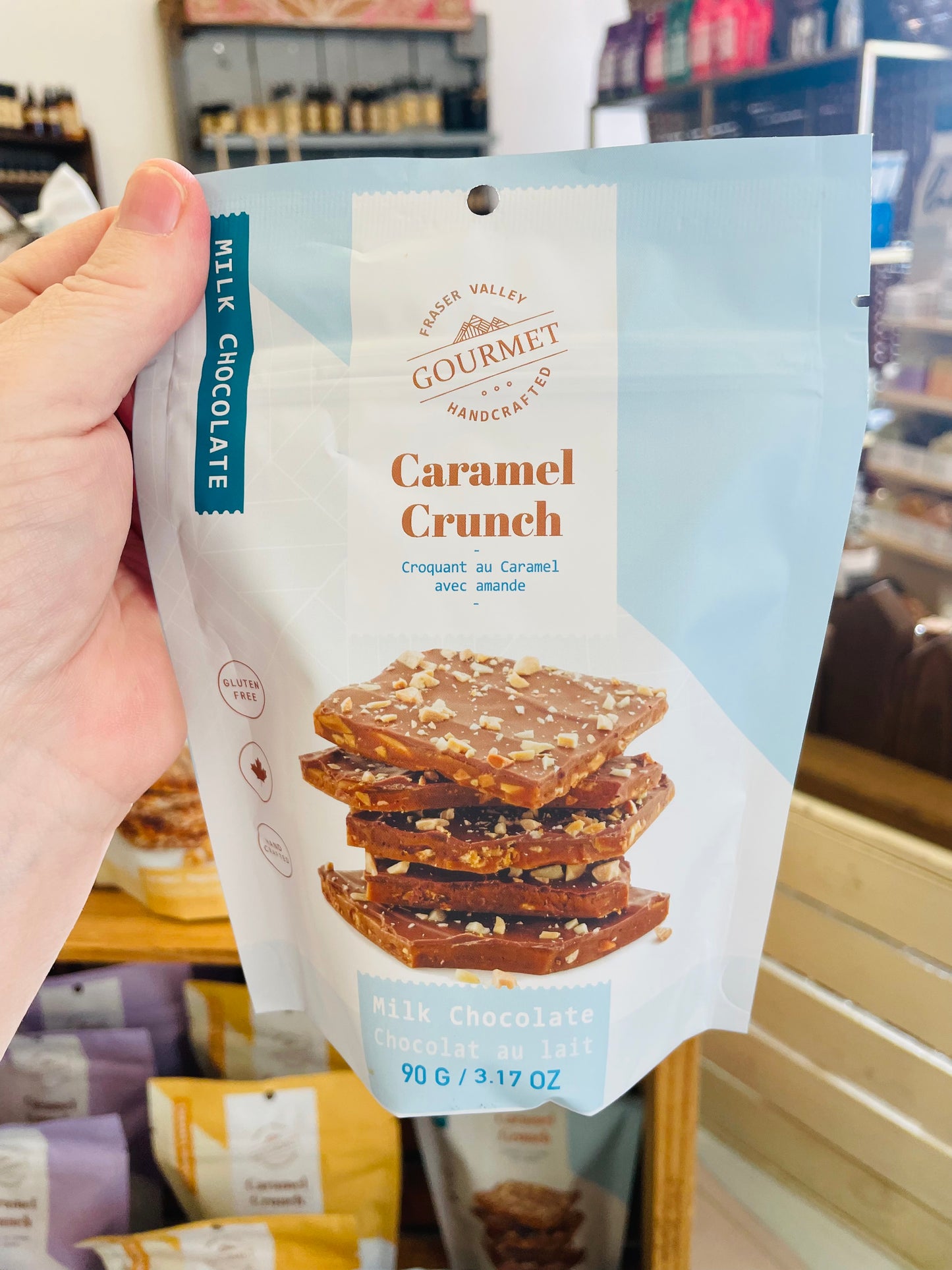 Fraser valley gourmet handcrafted caramel crunch