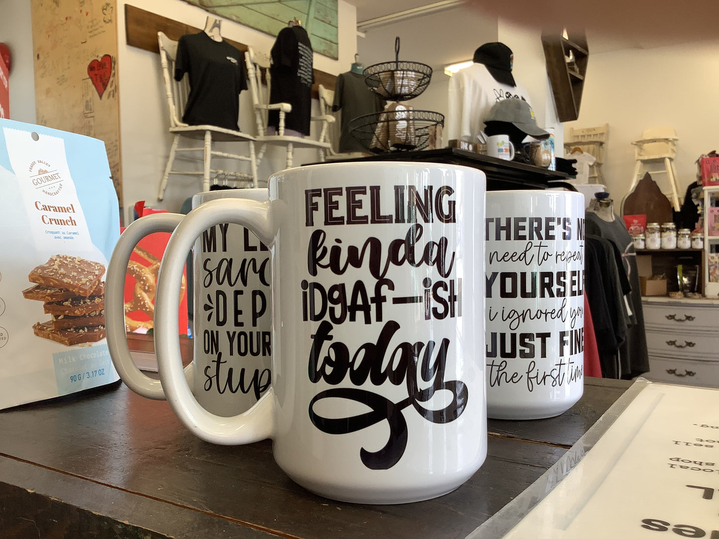 Town & Country mugs- Cheeky