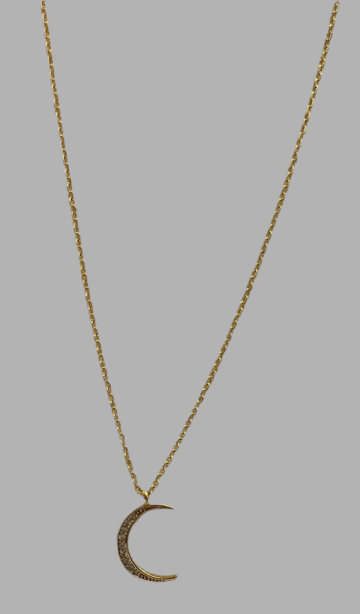 Standout Boutique - Moon 18k Gold Necklace