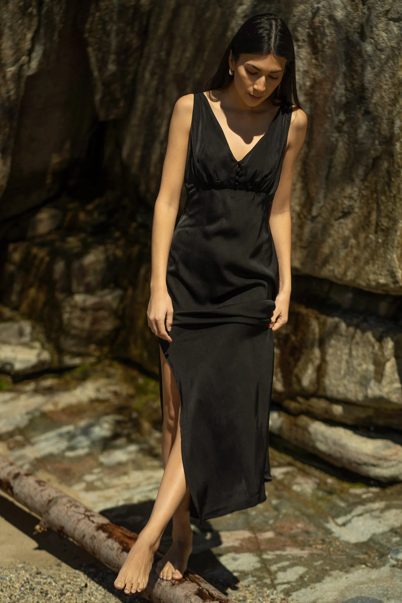 The Roster - Jake Slip Dress - Black