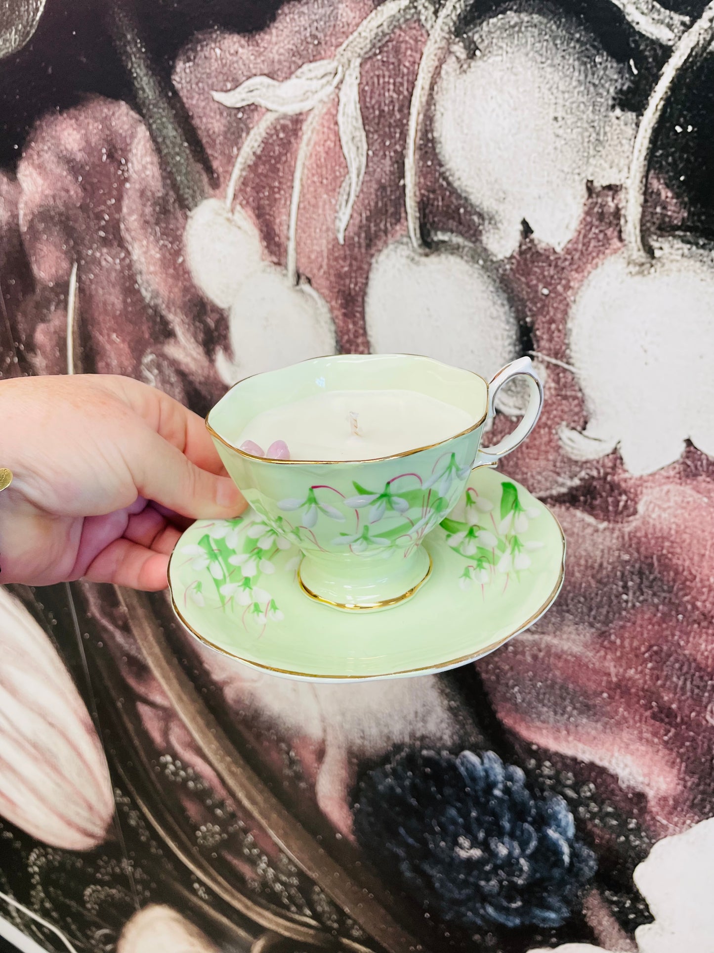 Dirty Bird Jewelry - Teacup Treasure Candles