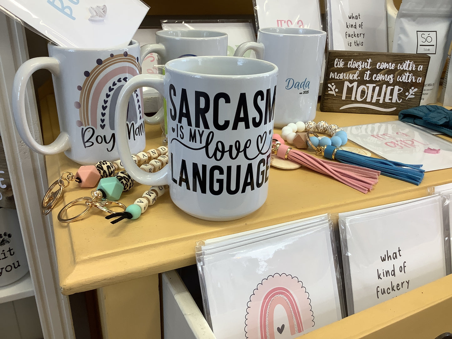 Town & Country mugs- Cheeky