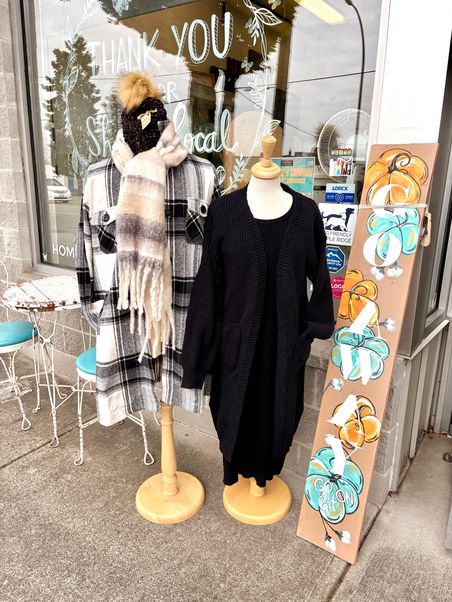 Town & Country Black front button cardigan.