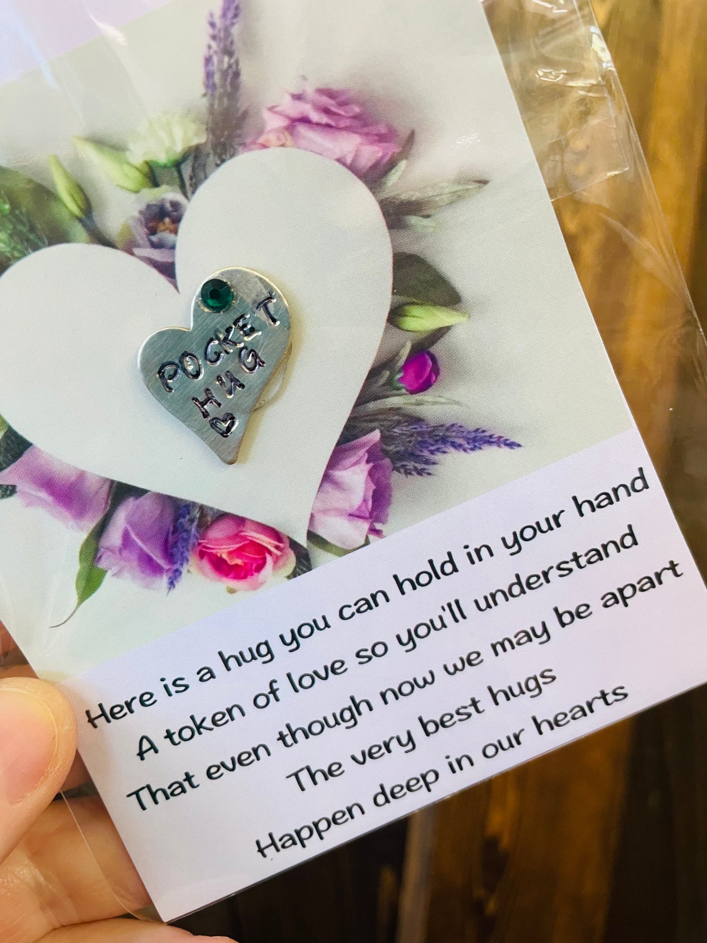 Teaspoon Memories - Pocket Hug ( $2 from every sale will go to our local food bank)