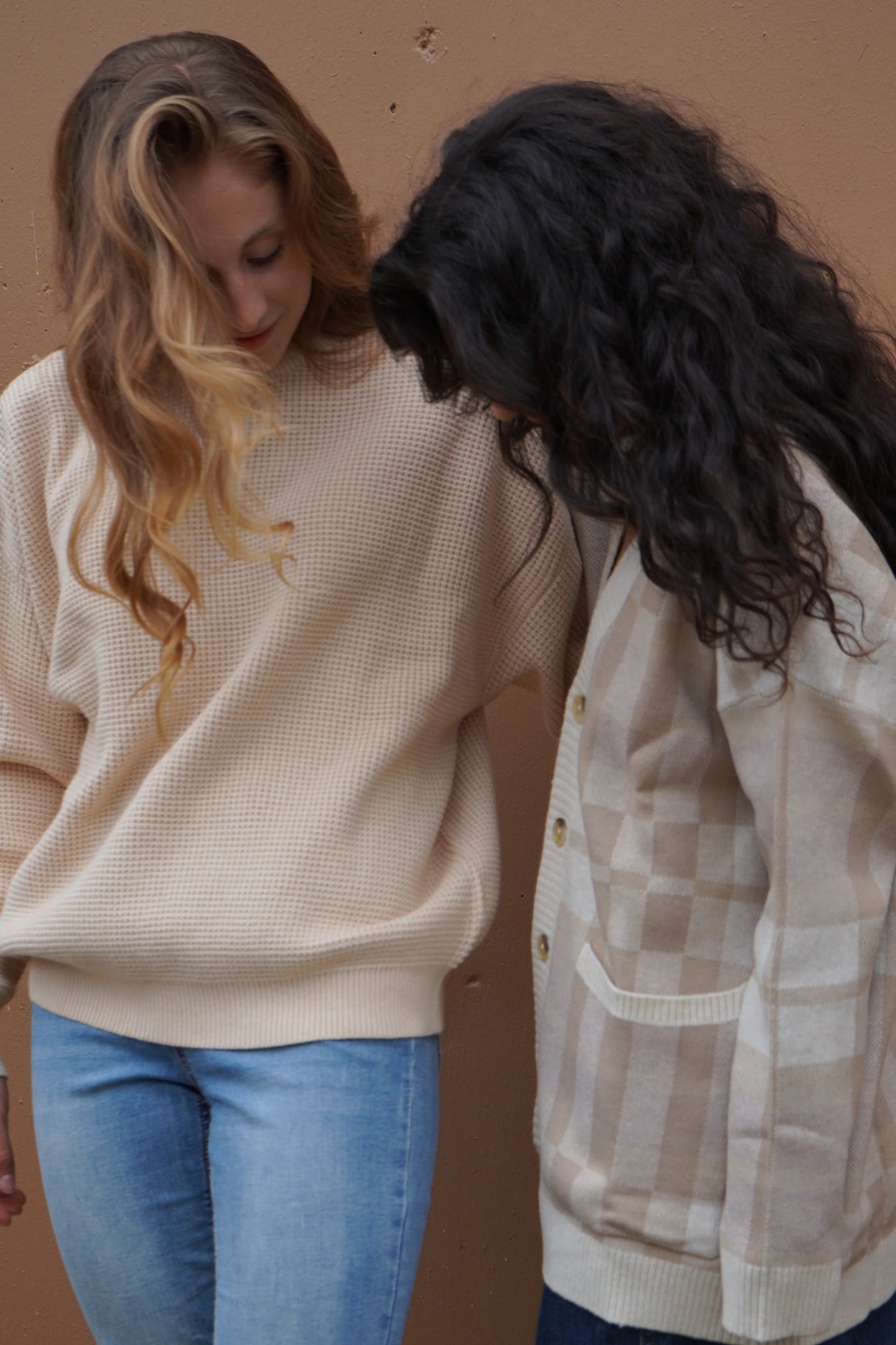 The Roster-Capri Waffle Sweater | Sand