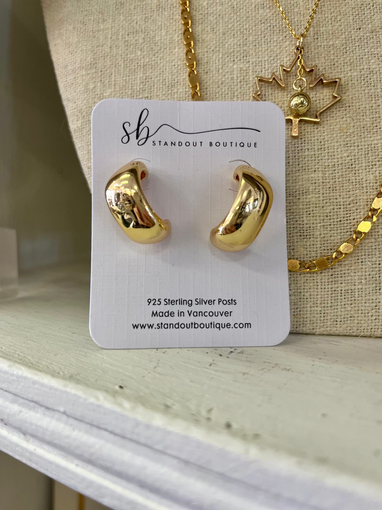 Standout Boutique Irregular Hoops