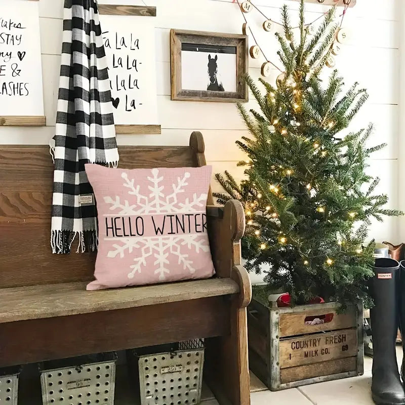 Town & Country - Hello Winter Pillow Cover