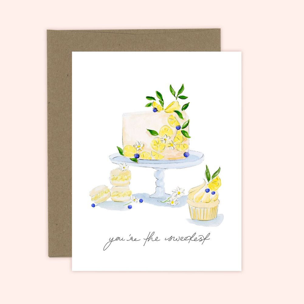 Let Them Eat… Lemon… Cake | You’re The Sweetest | Card