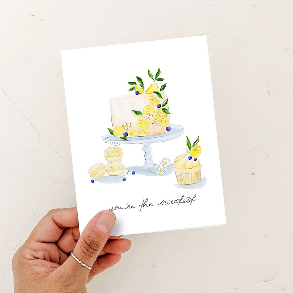 Let Them Eat… Lemon… Cake | You’re The Sweetest | Card
