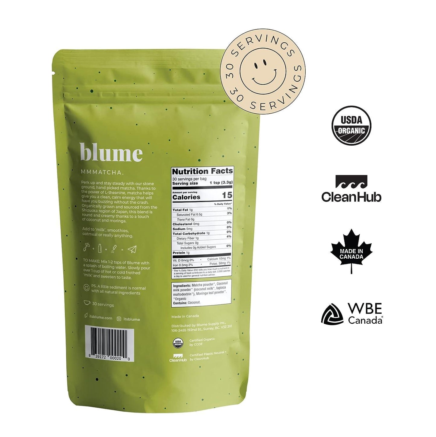 Matcha Coconut | Superfood Latte Blend