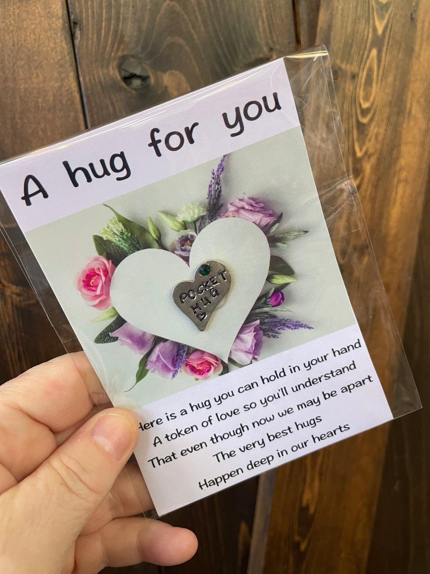 Teaspoon Memories - Pocket Hug ( $2 from every sale will go to our local food bank)