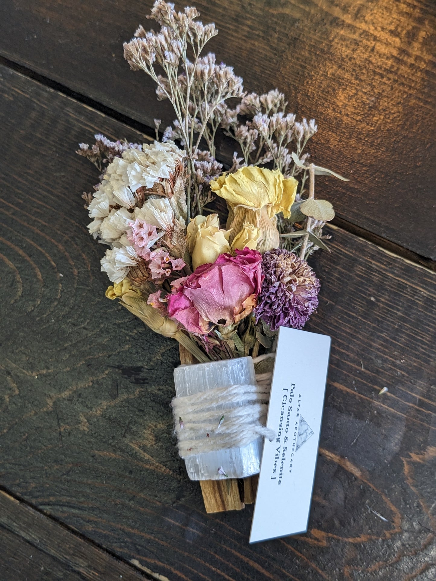 Alter Apothecary | Selenite | Cleansing Vibes | Palo Santo Bundle